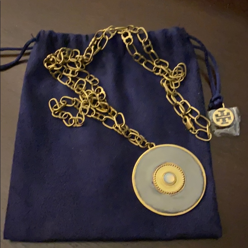 Tory Burch Gemini Link Pendant Necklace